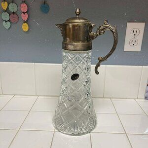 Godinger crystal wine/water pitcher